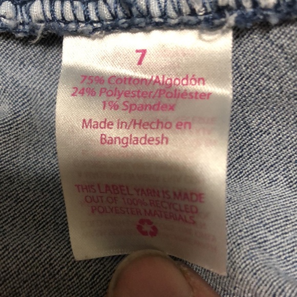 No Boundaries High Rise Stretch Waist Jean Shorts size 7 - Picture 6 of 6